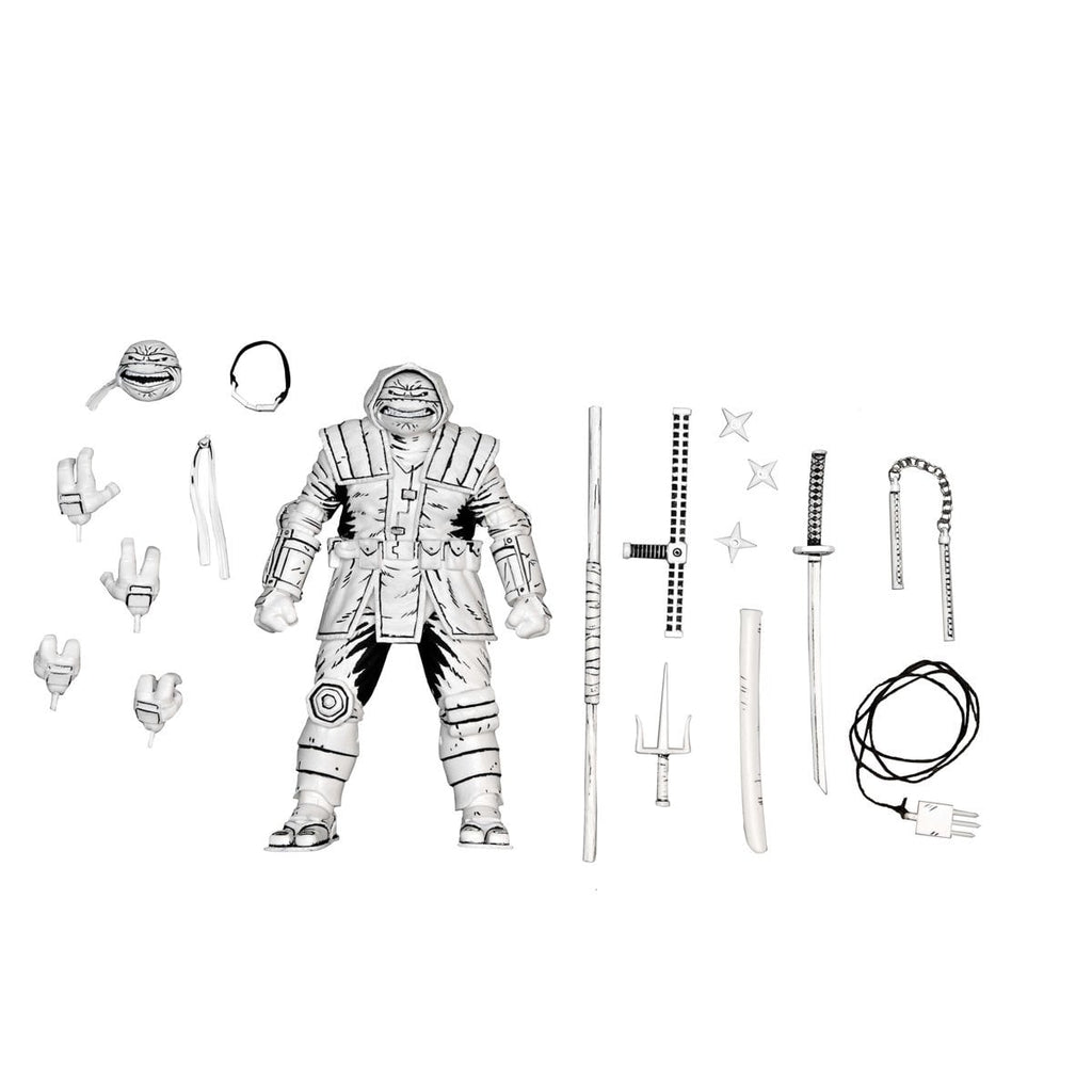 Teenage Mutant Ninja Turtles (The Last Ronin) Ronin (Armored) Black & White Figure 7-Inch Scale Action Figure