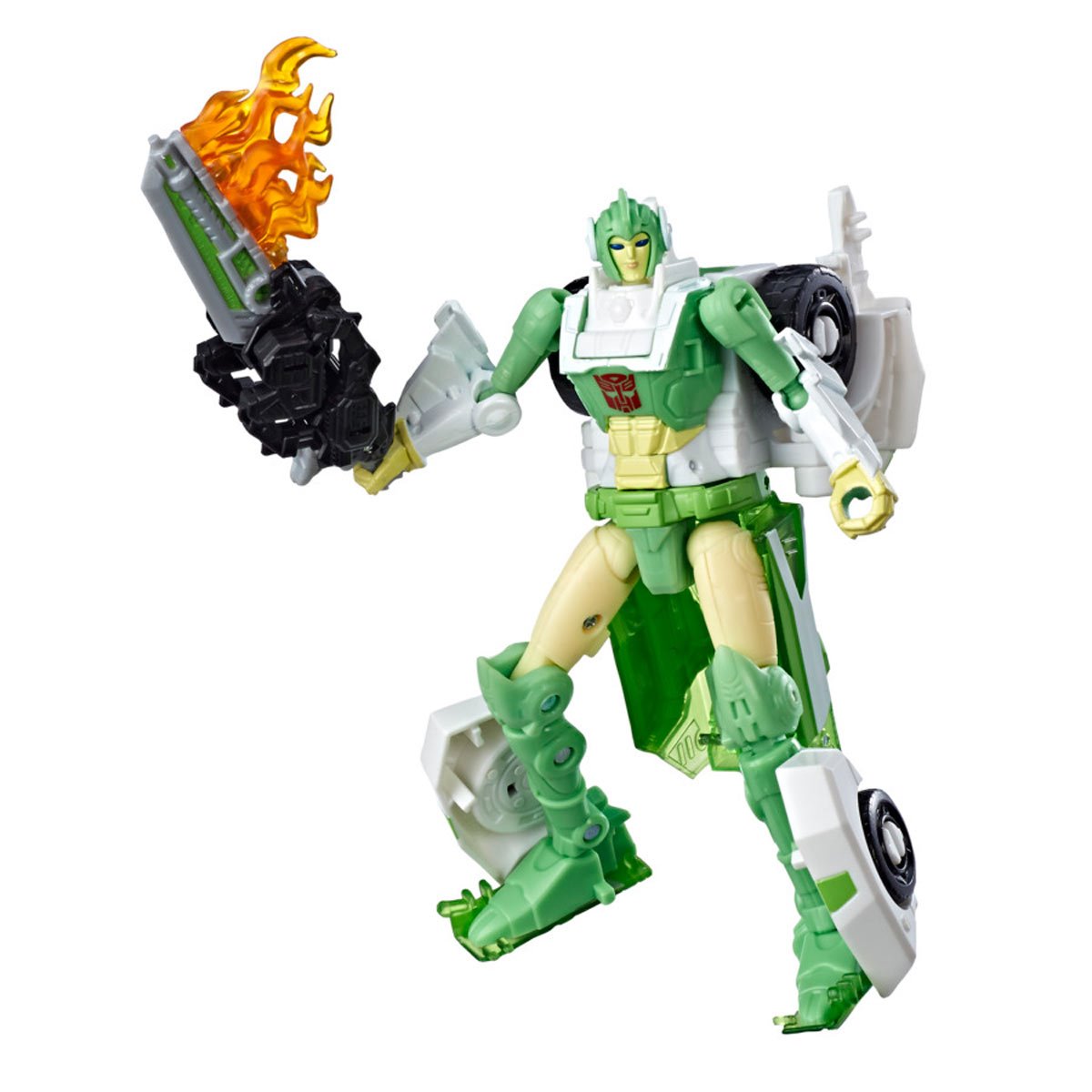 Transformers Generations War for Cybertron: Siege Deluxe Class WFC-S15 Autobot Greenlight with Dazzlestrike