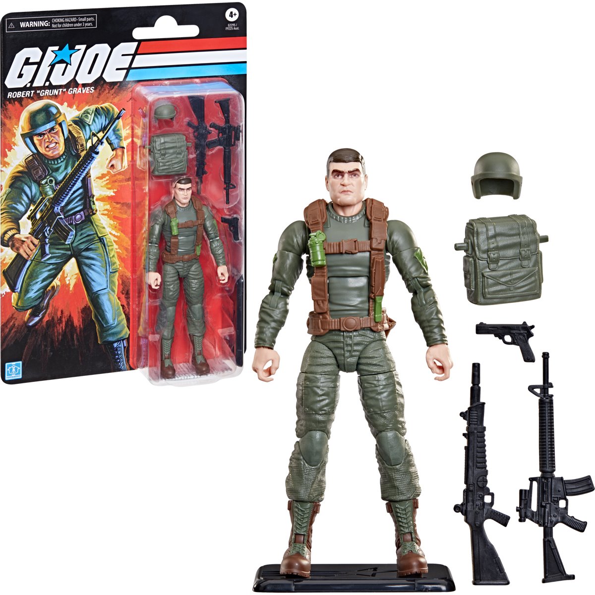 G.I. Joe Classified Series Retro Cardback Robert Grunt Graves 6-Inch Action Figure