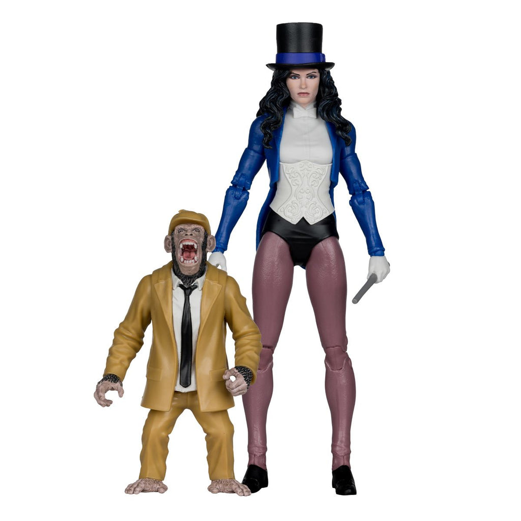 DC McFarlane Collector Edition Wave 13 Zatanna with Detective Chimp DC Classic #53 7-Inch Scale Action Figure