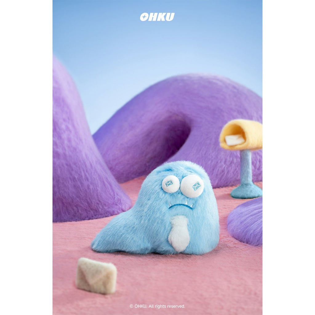Monster Verse Quirky Work Fam Blind-Box Plush Charm Display of 6