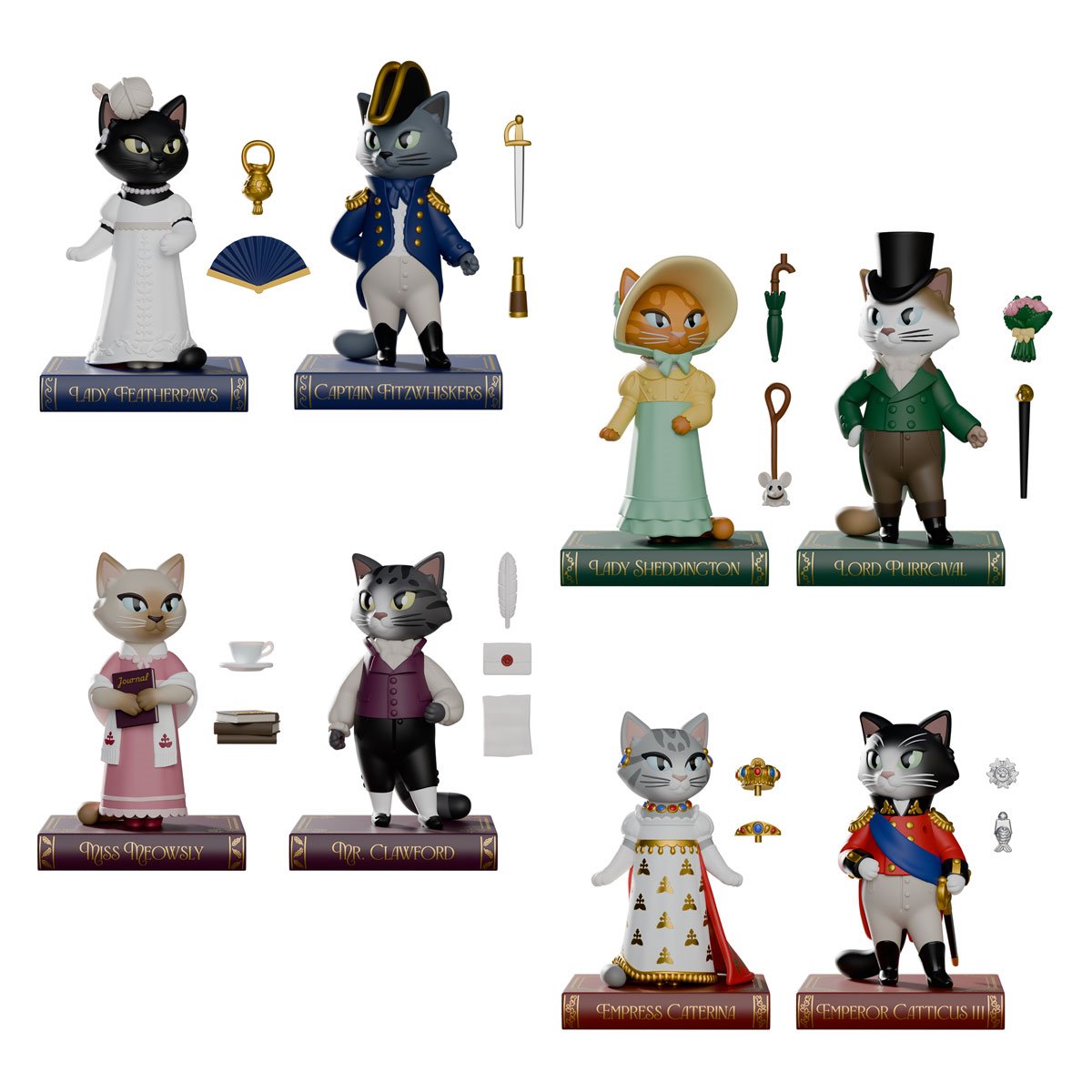 Regency Cats Series 1 Blind-Box Random Mini-Figure