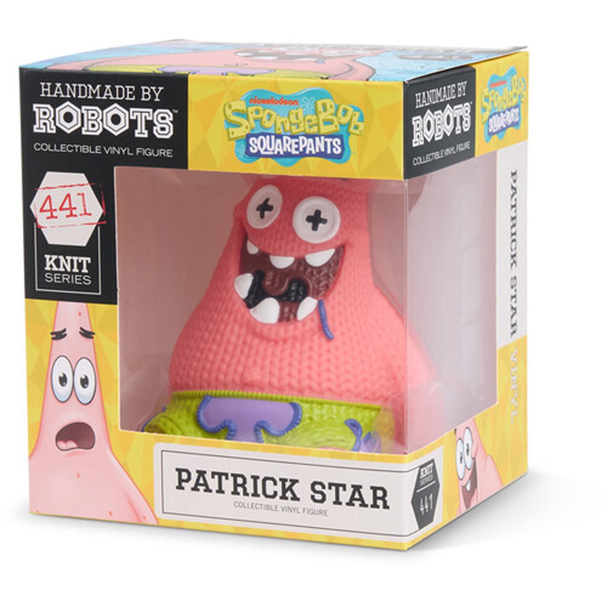 SpongeBob SquarePants Patrick #441 Handmade By Robots Vinyl Figure