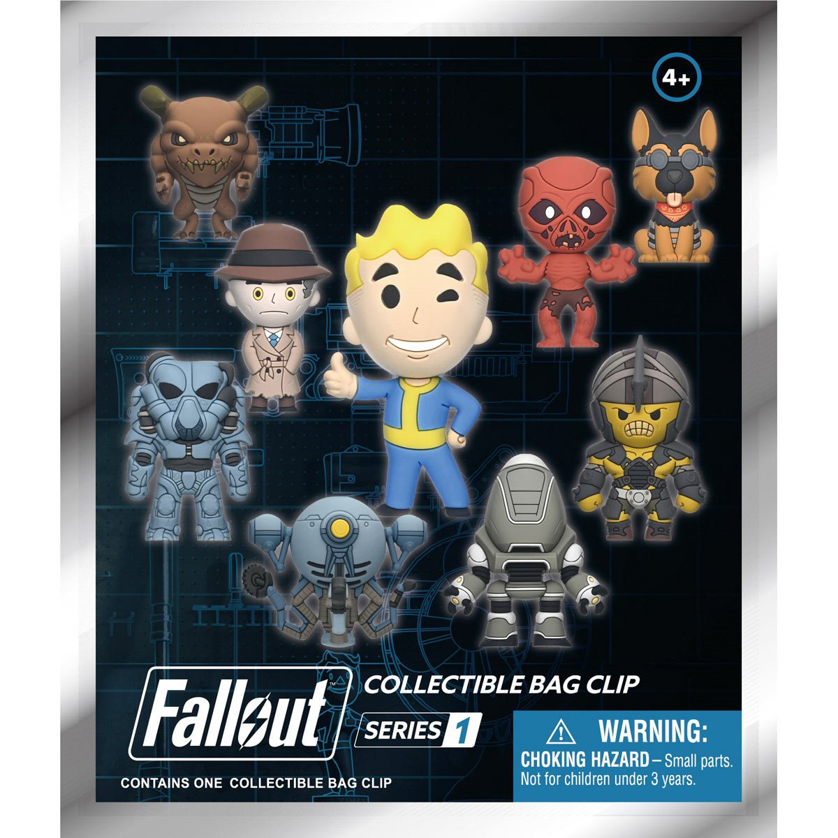Fallout 3D Foam Bag Clip Display Case of 24