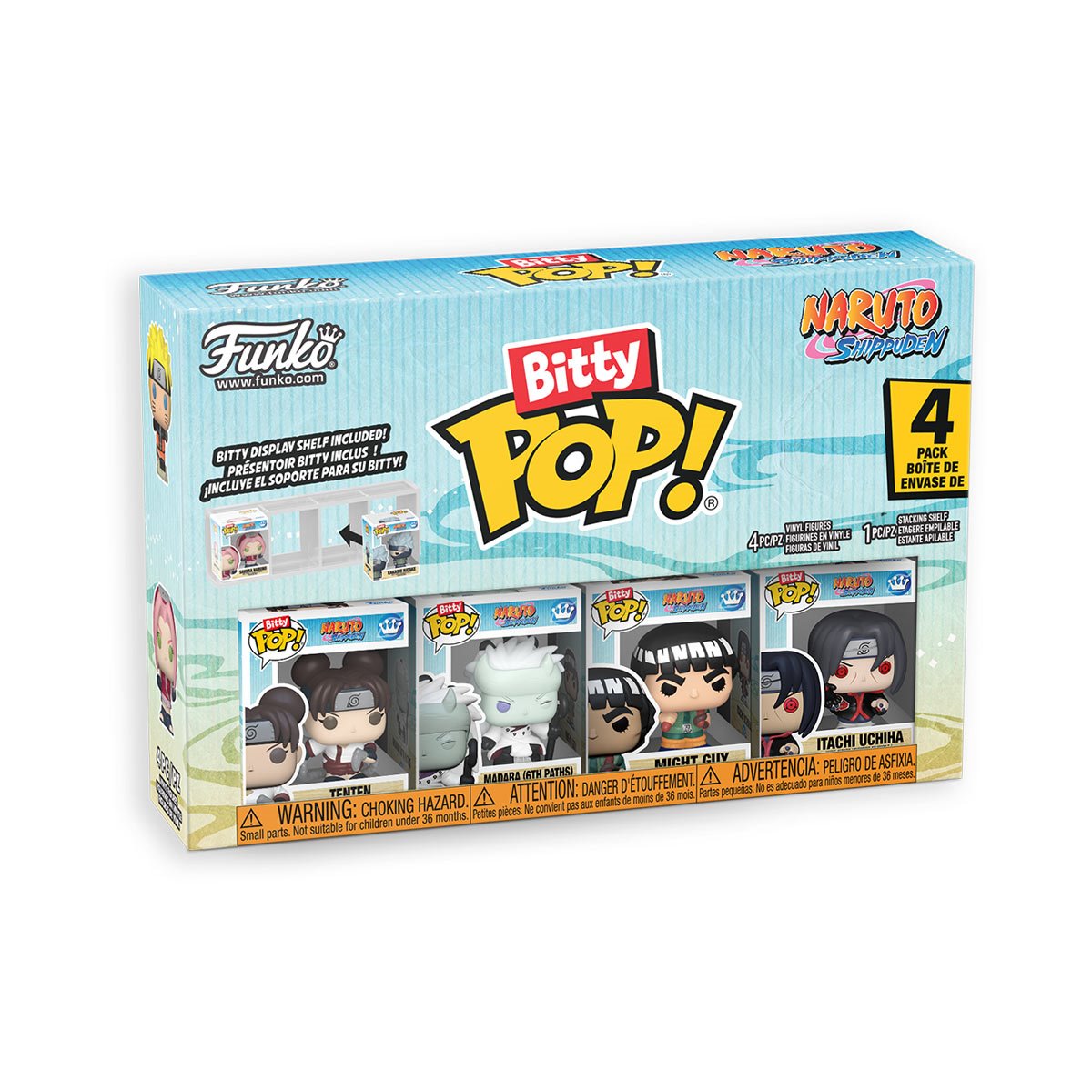 Naruto: Shippuden Battles Funko Bitty Pop! Mini-Figure 4-Pack