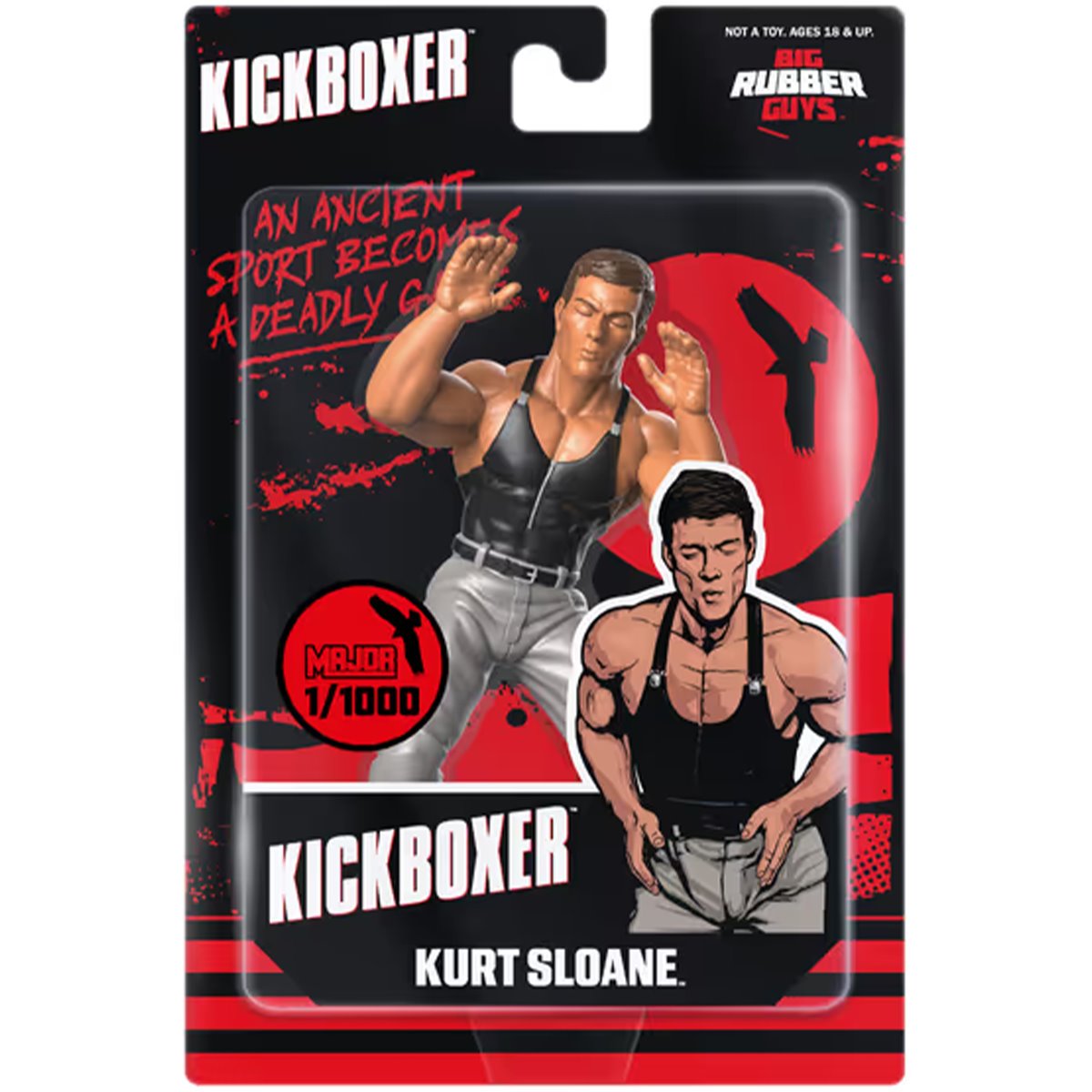 Major Big Rubber Guys Kickboxer Dancing Kurt Sloane Figure