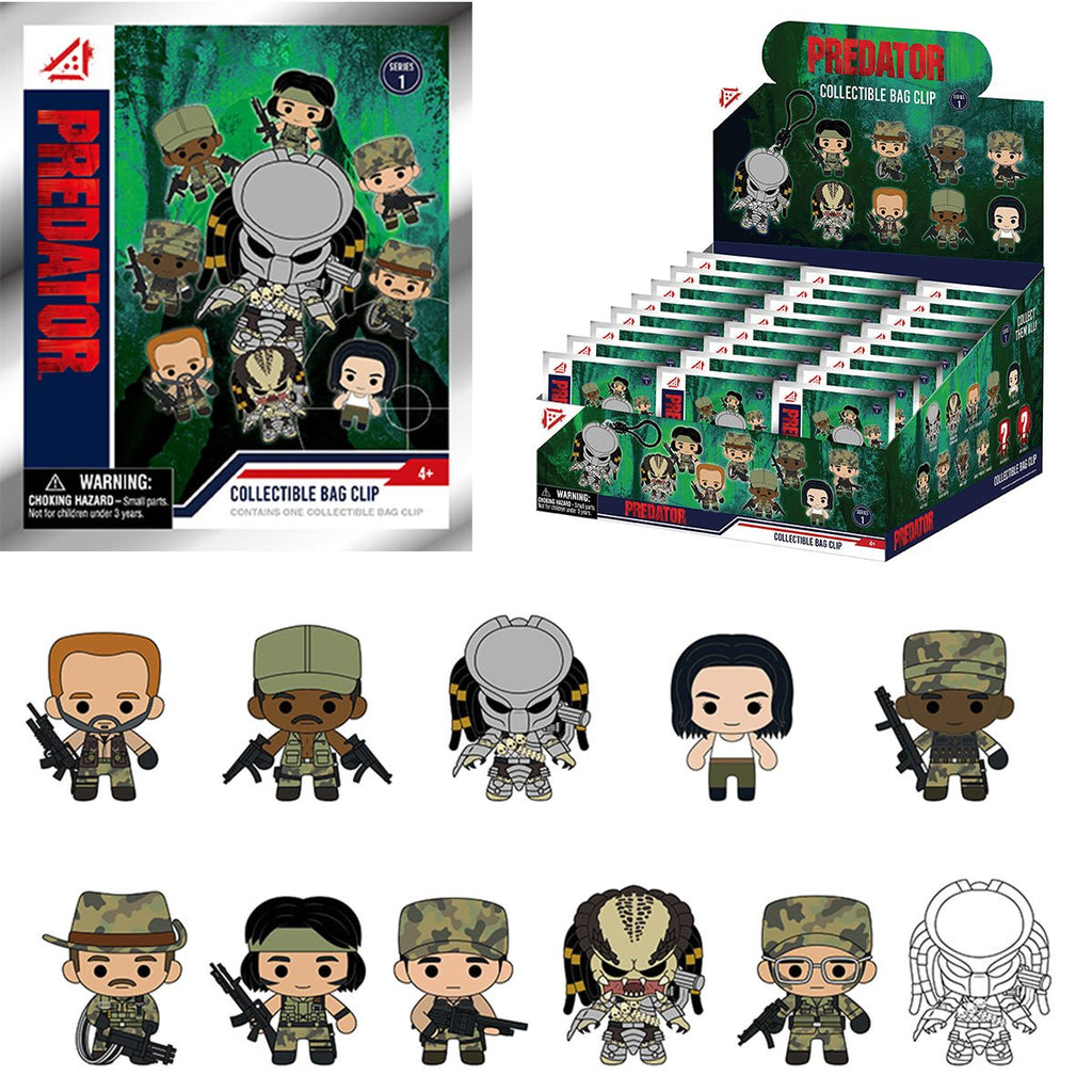 Predator Series 1 3D Foam Bag Clip Display Case of 24