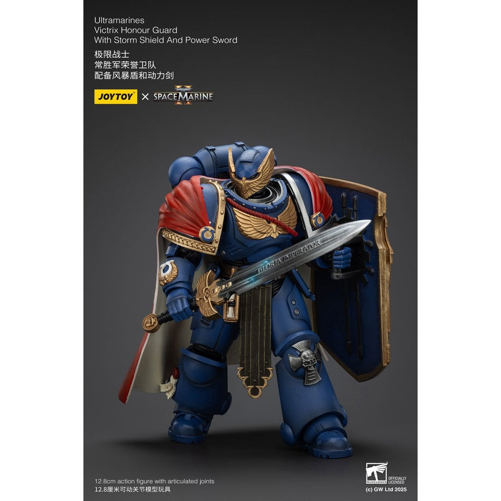 Joy Toy Warhammer Space Marine Ultramarines Victrix Honour Guard Version 2 1:18 Scale Action Figure