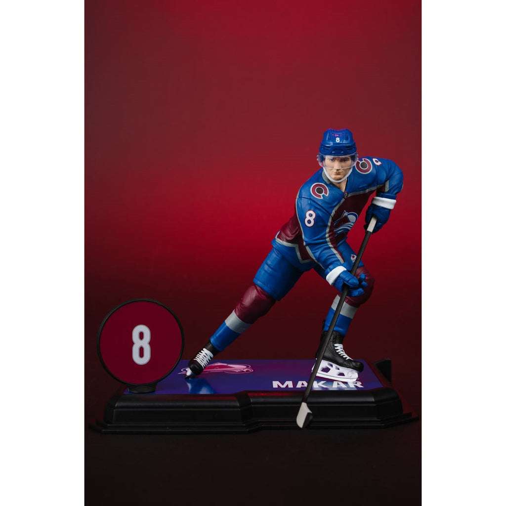 NHL SportsPicks Colorado Avalanche Cale Makar 7-Inch Posed Figure