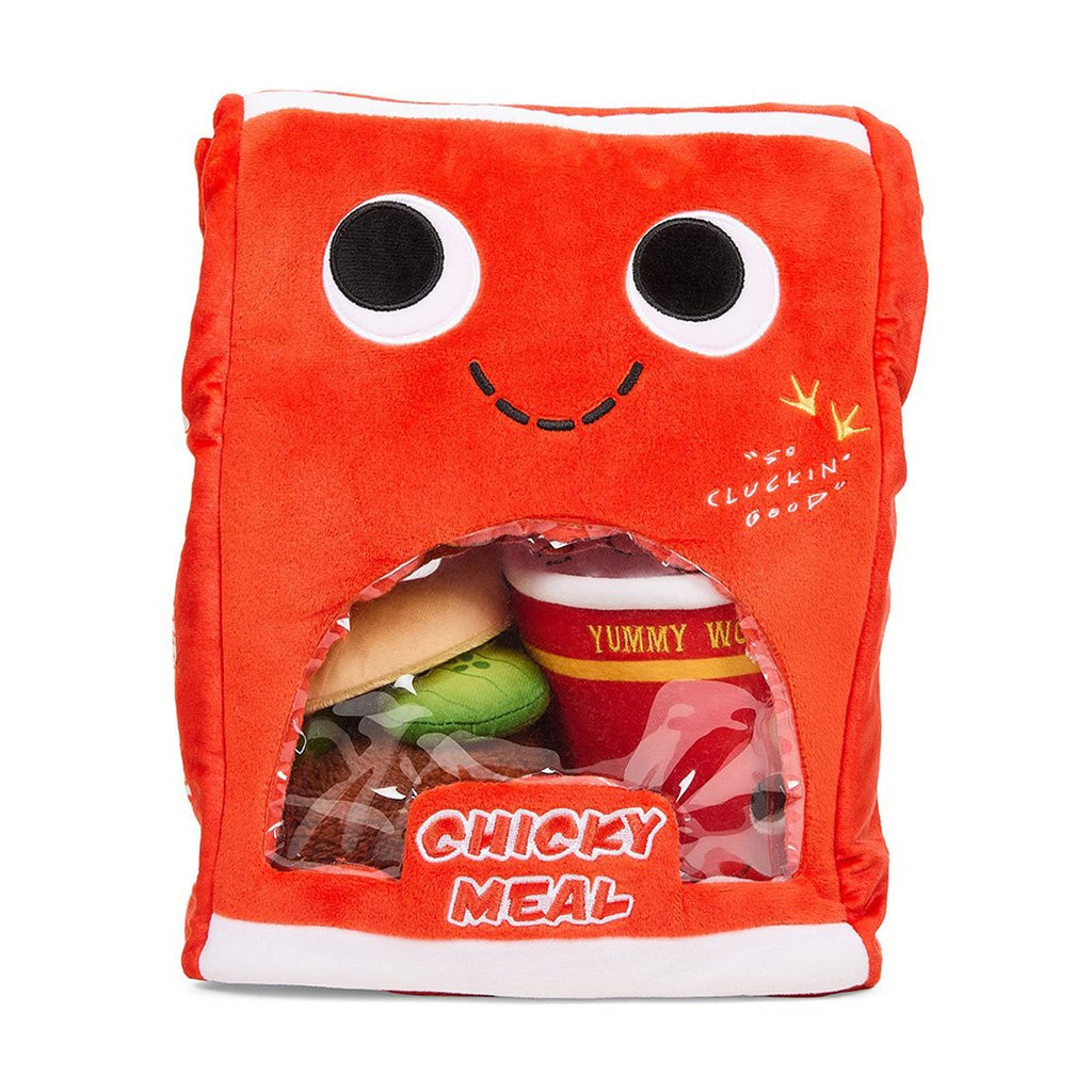 Yummy World Chuck the Chicky Meal 11-Inch Interactive Plush