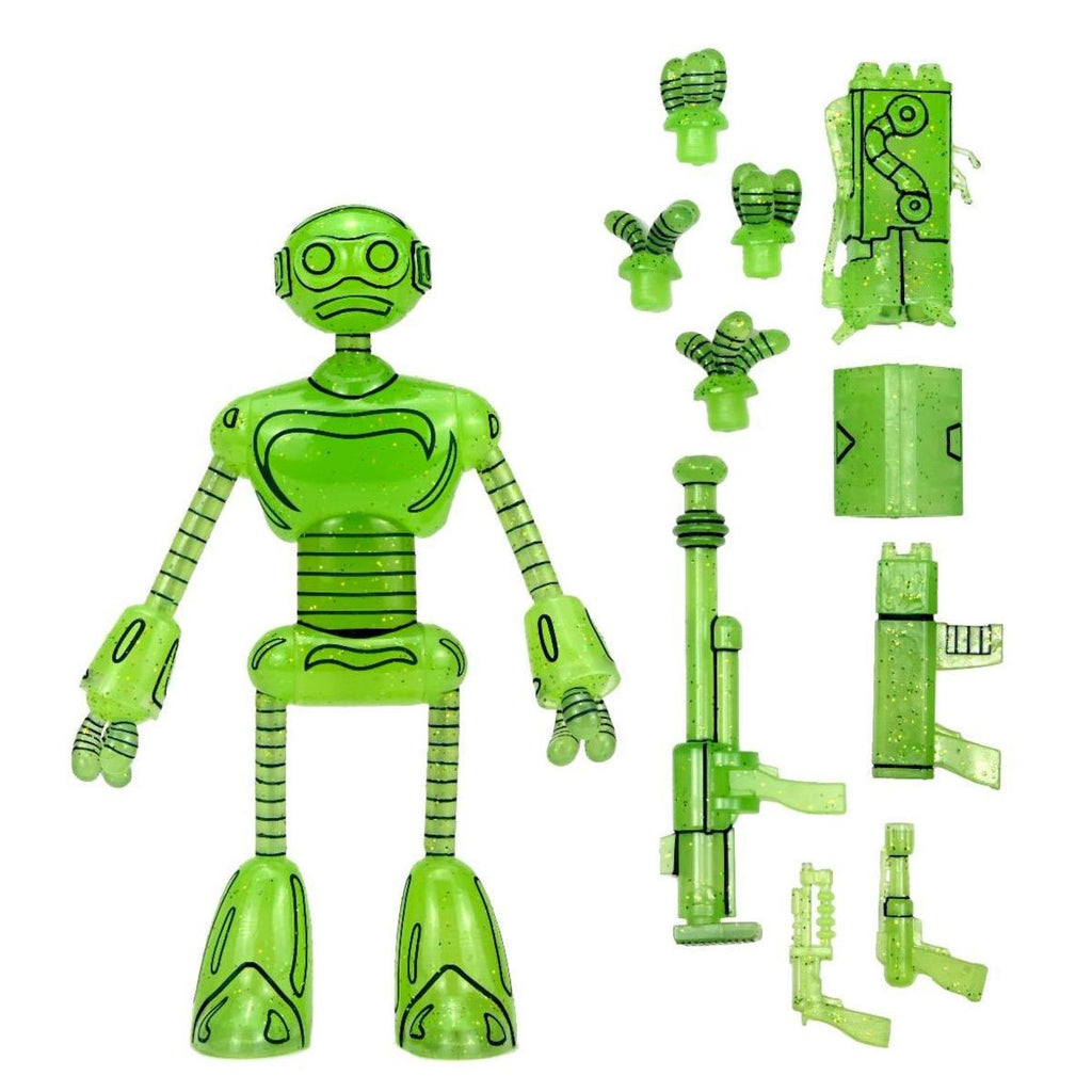 Teenage Mutant Ninja Turtles Mirage Comics Transmat Fugitoid Glow-in-the-Dark 7-Inch Scale Action Figure