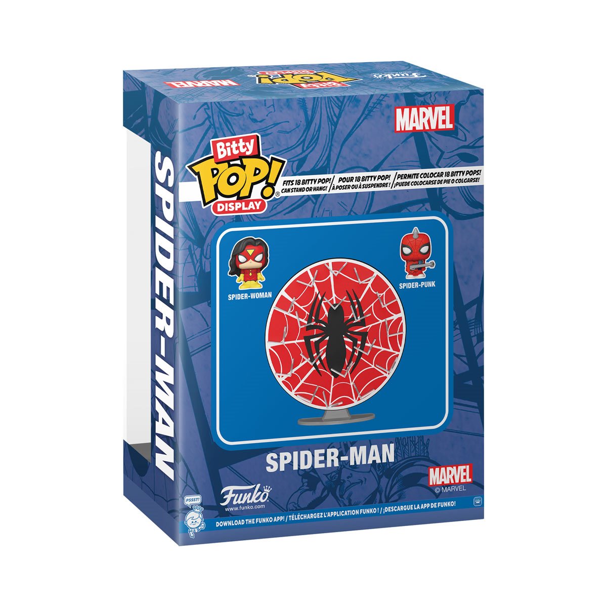Spider-Man Web Funko Bitty Pop! Display Shelf