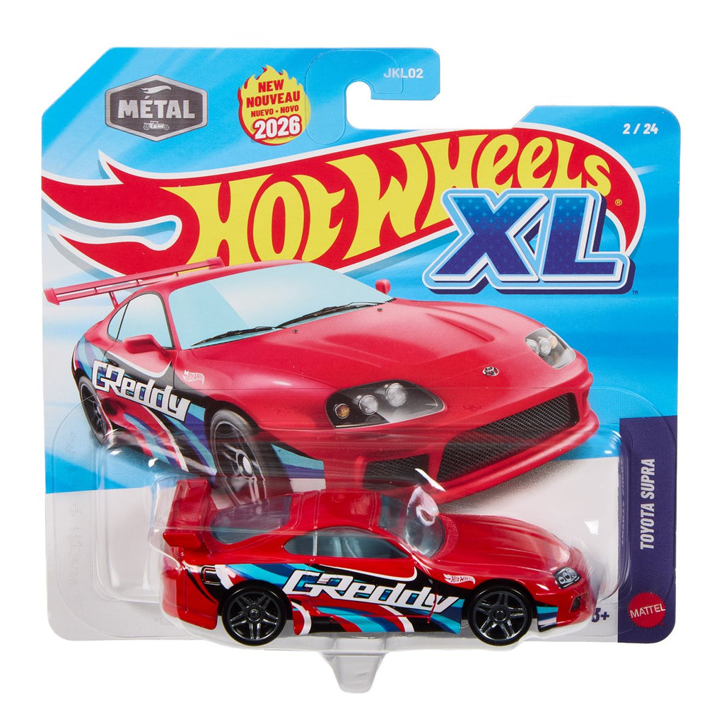 Hot Wheels XL Vehicles 1:43 Scale 2026 Mix 1 Case of 6