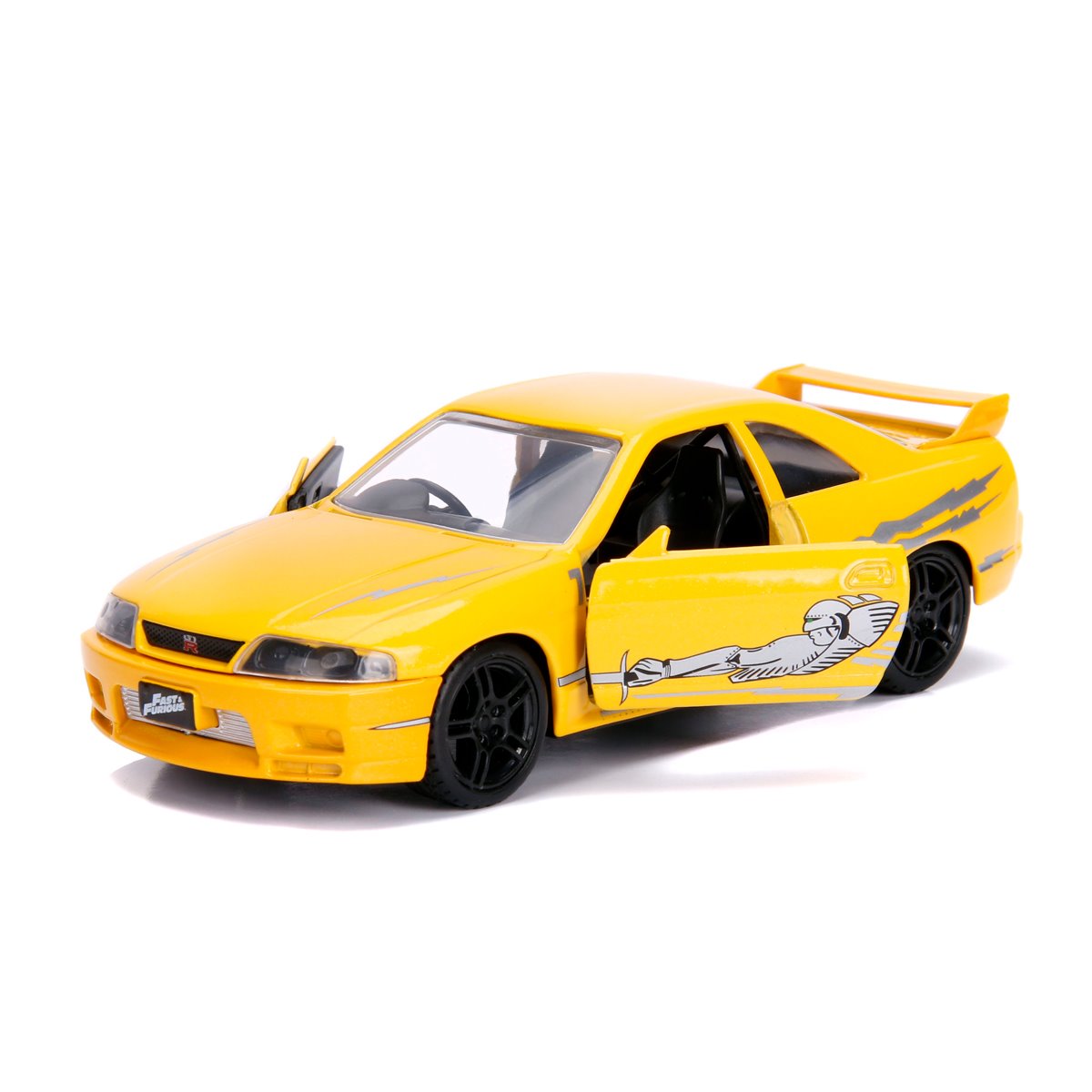 Fast and the Furious Leon's 1995 Nissan Skyline GT-R BCNR33 1:32 Scale Die-Cast Metal Vehicle