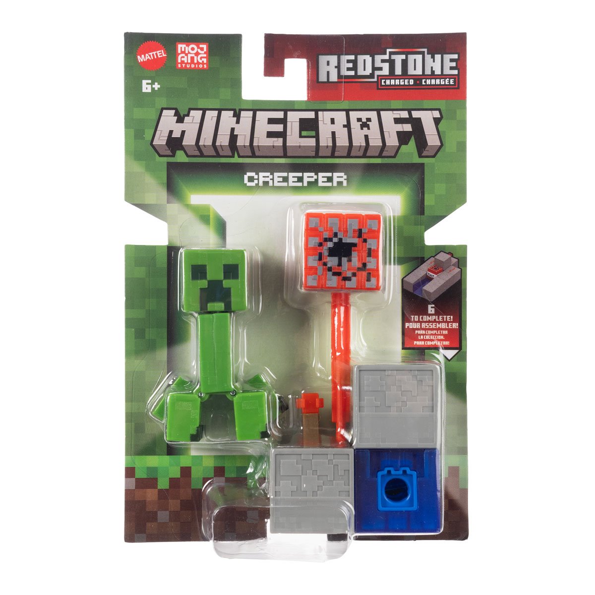Minecraft Redstone Charged Creeper 3 1/4-Inch Scale Action Figure
