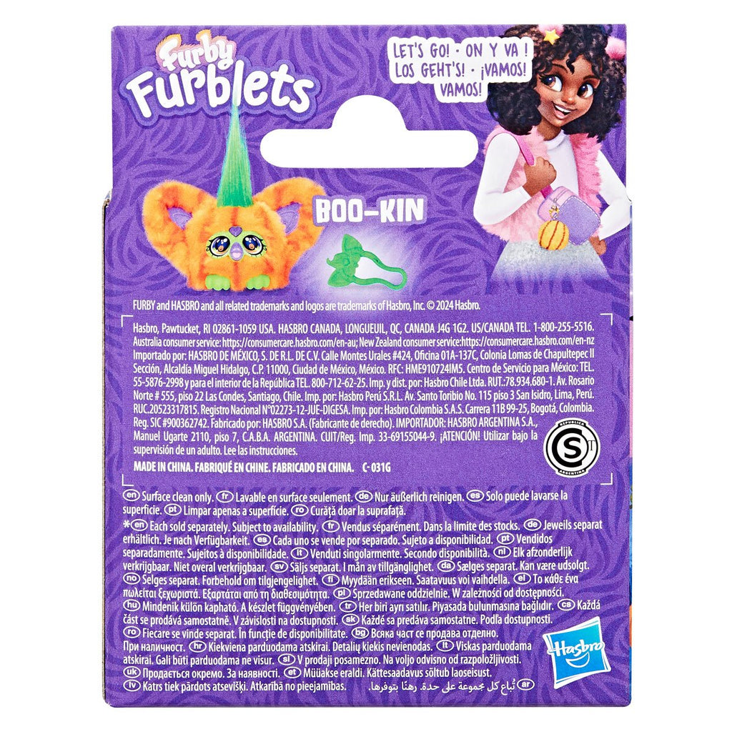 Furby Furblets Boo-Kin Mini Pumpkin Friend