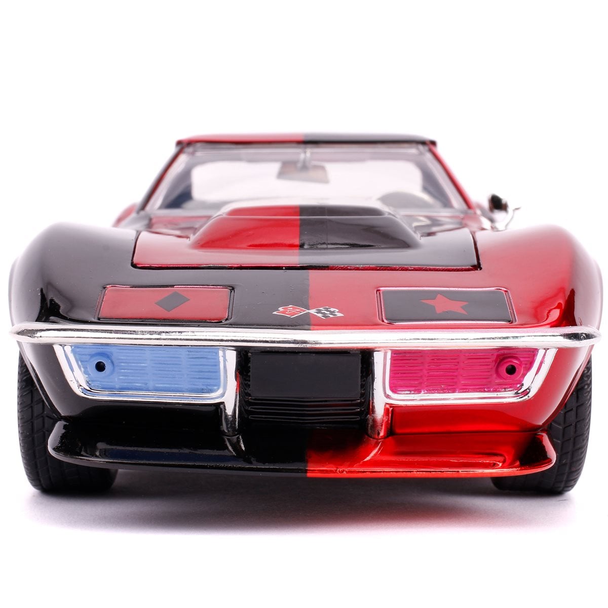 Harley Quinn 1969 Chevy Corvette Stingray The New 52 1:24 Scale Die-Cast Metal Vehicle