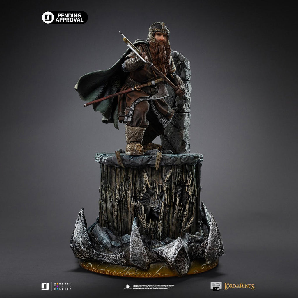 The Lord of the Rings Gimli Unleashed 1:10 Art Scale Limited Edition Statue