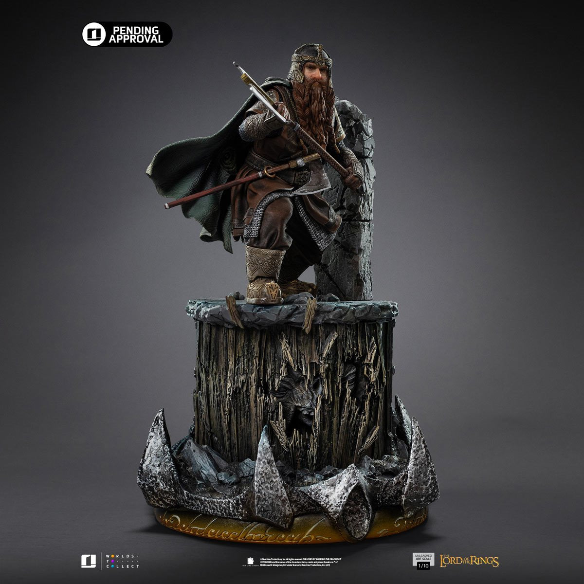 The Lord of the Rings Gimli Unleashed 1:10 Art Scale Limited Edition Statue