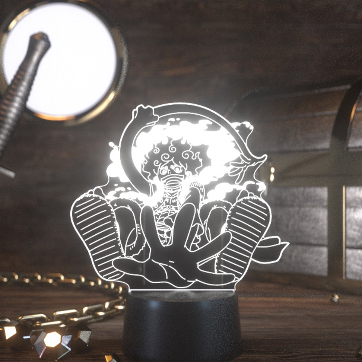 One Piece Luffy Gear 5 Otaku Lamp