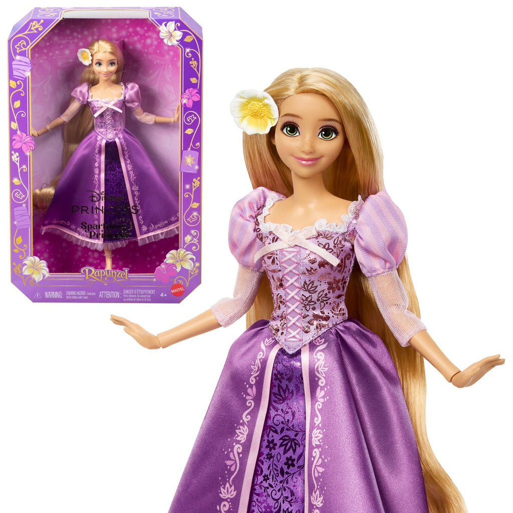 Disney Princess Sparkling Princess Rapunzel Fashion Doll