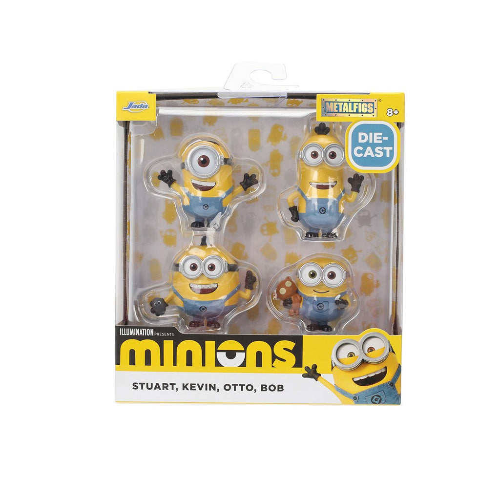 Despicable Me Minions MetalFigs 2 1/2-Inch Die-Cast Metal Mini-Figure 4-Pack