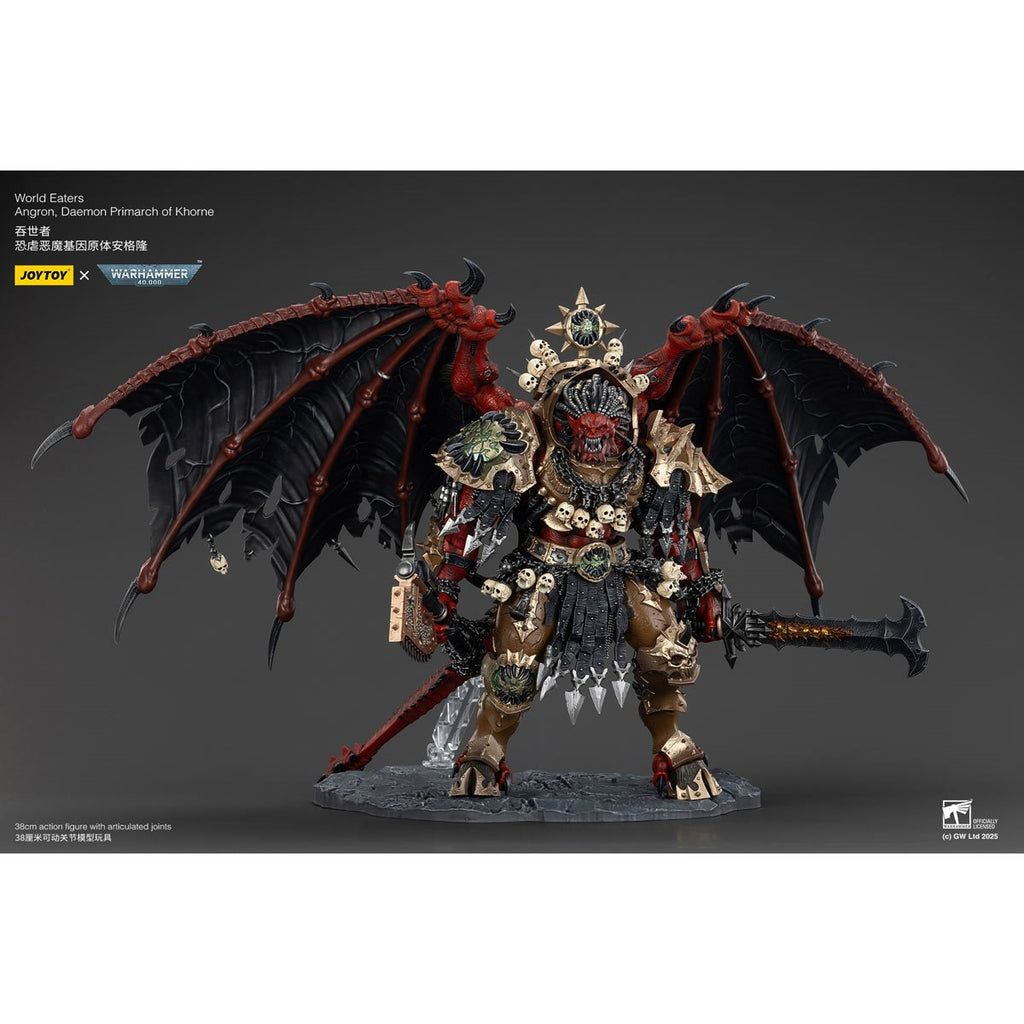 Joy Toy Warhammer 40,000 World Eaters Angron Daemon Primarch of Khorne 1:18 Scale Action Figure