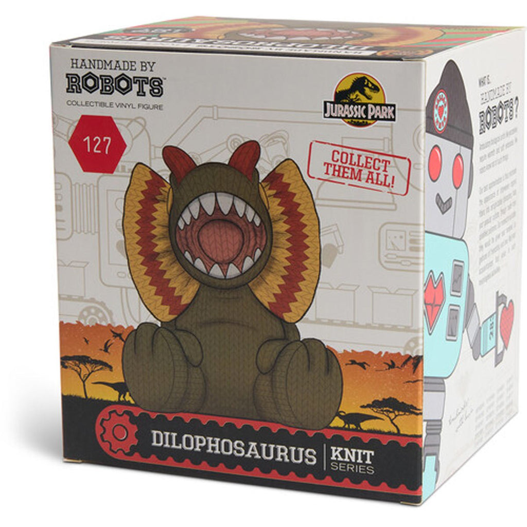 Jurassic Park Dilophosaurus #127 Handmade By Robots Vinyl Figure