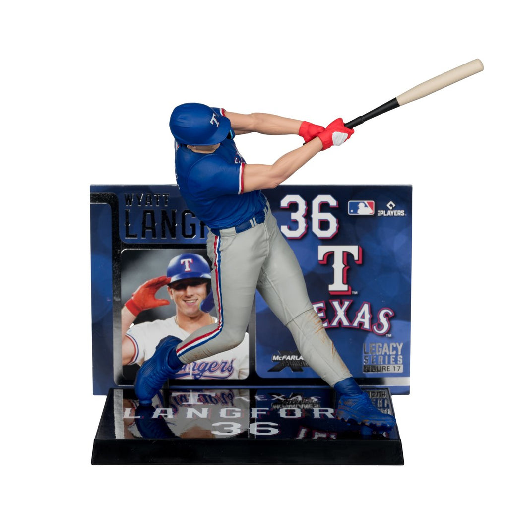 MLB SportsPicks Texas Rangers Wyatt Langford 7-Inch Posed Figure