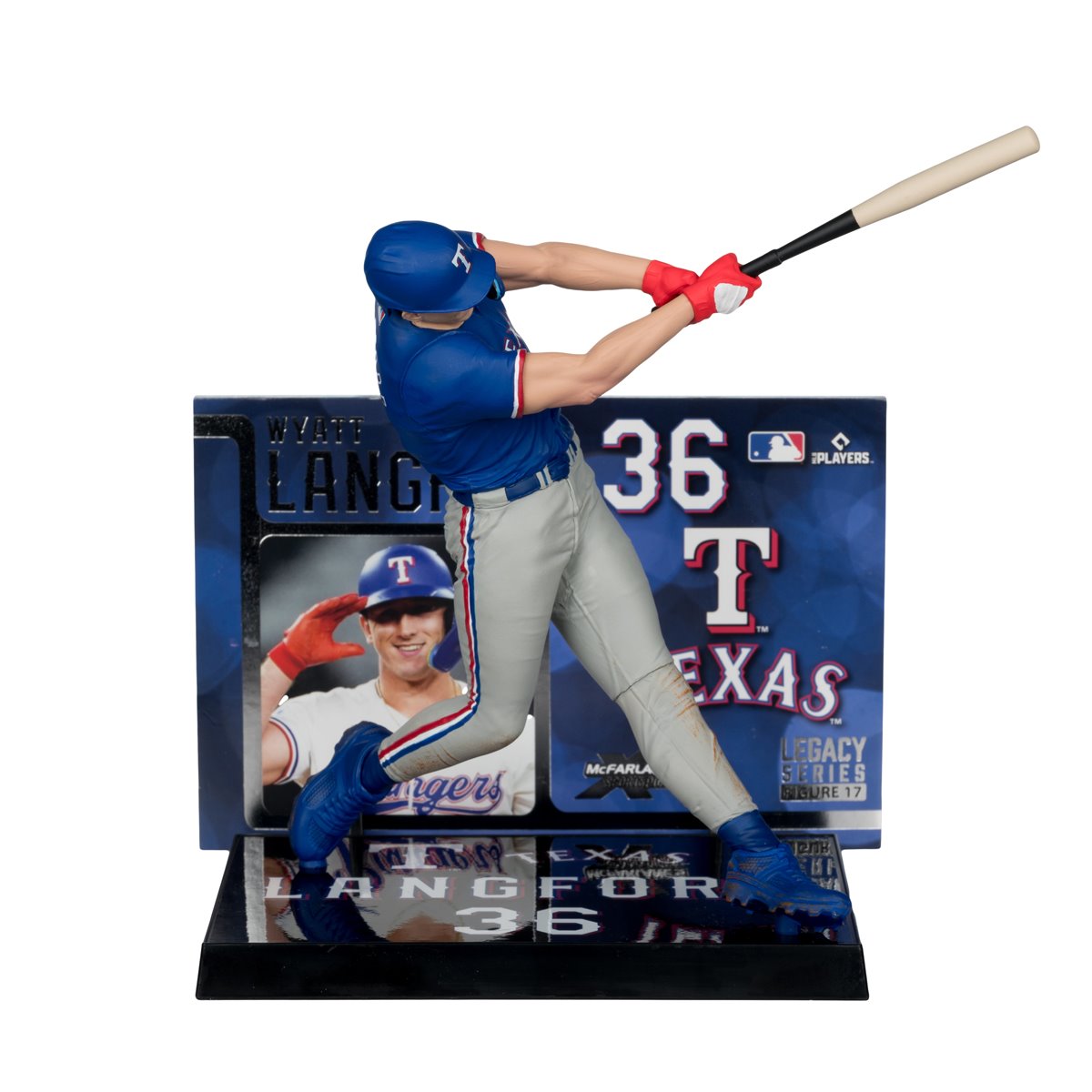 MLB SportsPicks Texas Rangers Wyatt Langford 7-Inch Posed Figure