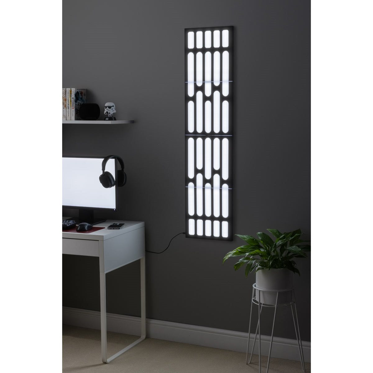 Star Wars Death Star Wall Panel Light with Color Change and Music Reactive Modes