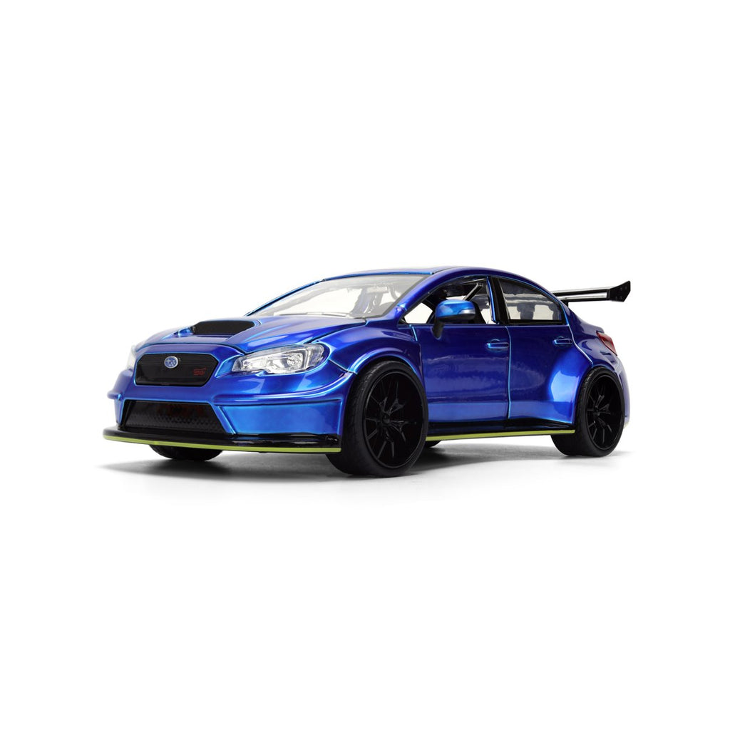 JDM Tuners 2016 Subaru WRX STI Widebody 1:24 Scale Die-Cast Metal Vehicle