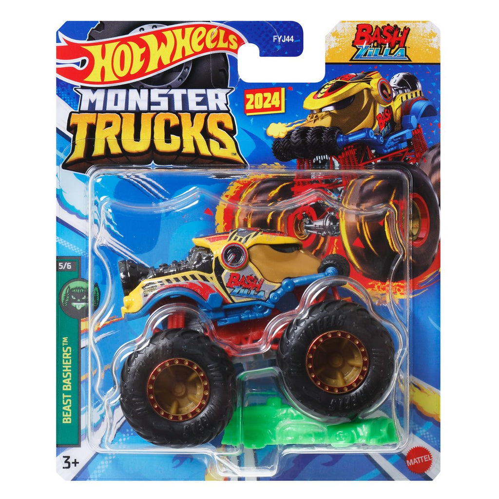 Hot Wheels Monster Trucks 1:64 Scale Vehicle 2024 Mix 12 Case of 8
