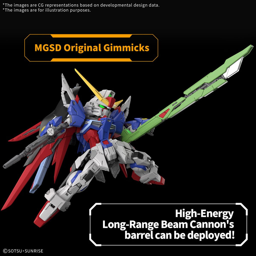 Mobile Suit Gundam Seed Destiny Destiny Gundam Master Grade SD MGSD Model Kit
