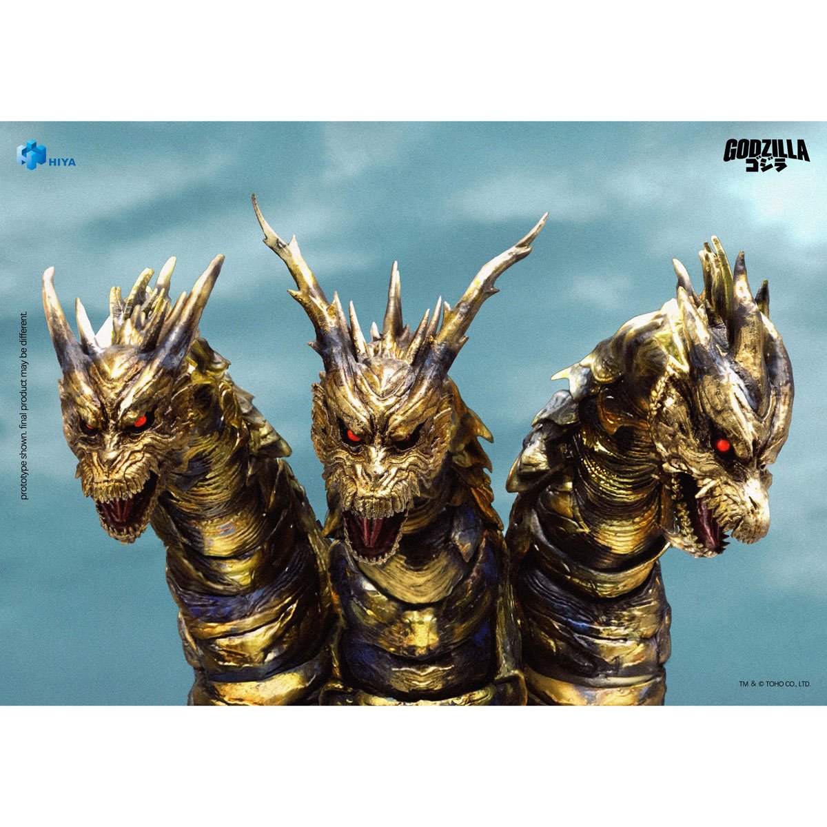 Godzilla: Final Wars 2004 Keizer Ghidorah Exquisite Basic Series None Scale 14-Inch Action Figure