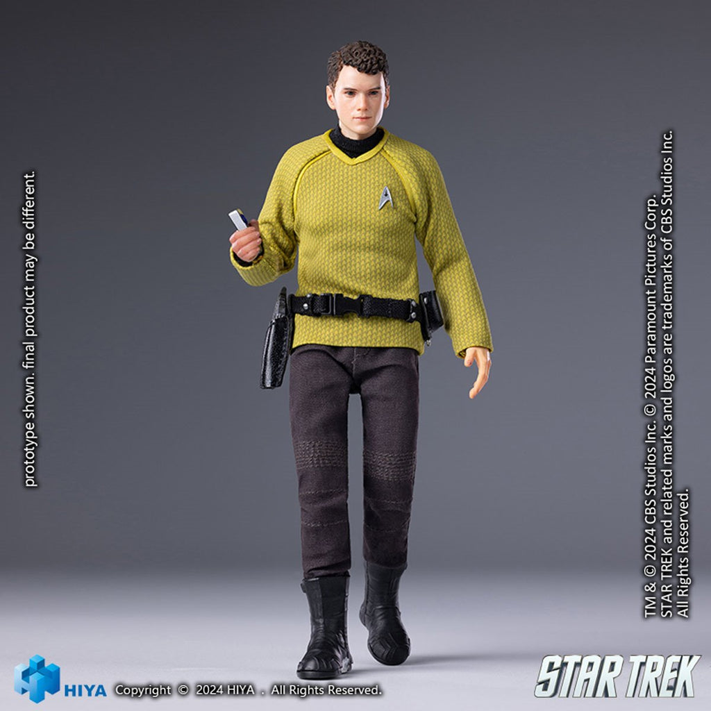 Star Trek 2009 Chekov Exquisite Super Series 1:12 Scale Action Figure