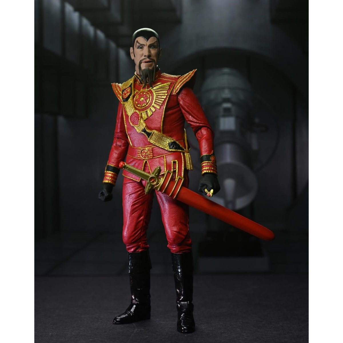 King Features Flash Gordon The Movie Ultimate Ming Red Military Outfit Version 7-Inch Scale Action Figure