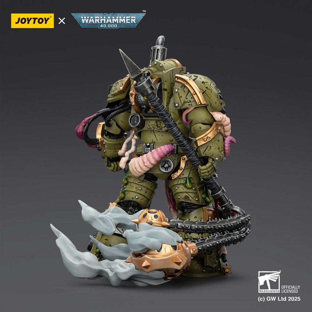 Joy Toy Warhammer 40,000 Death Guard Blightlord Terminator 2 with Flail of Corruption 1:18 Scale Action Figure