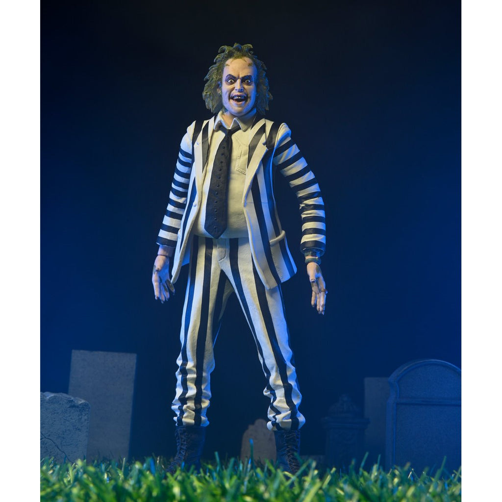 Beetlejuice (1988) Talking Striped Suit Beetlejuice 1:4 Scale Action Figure