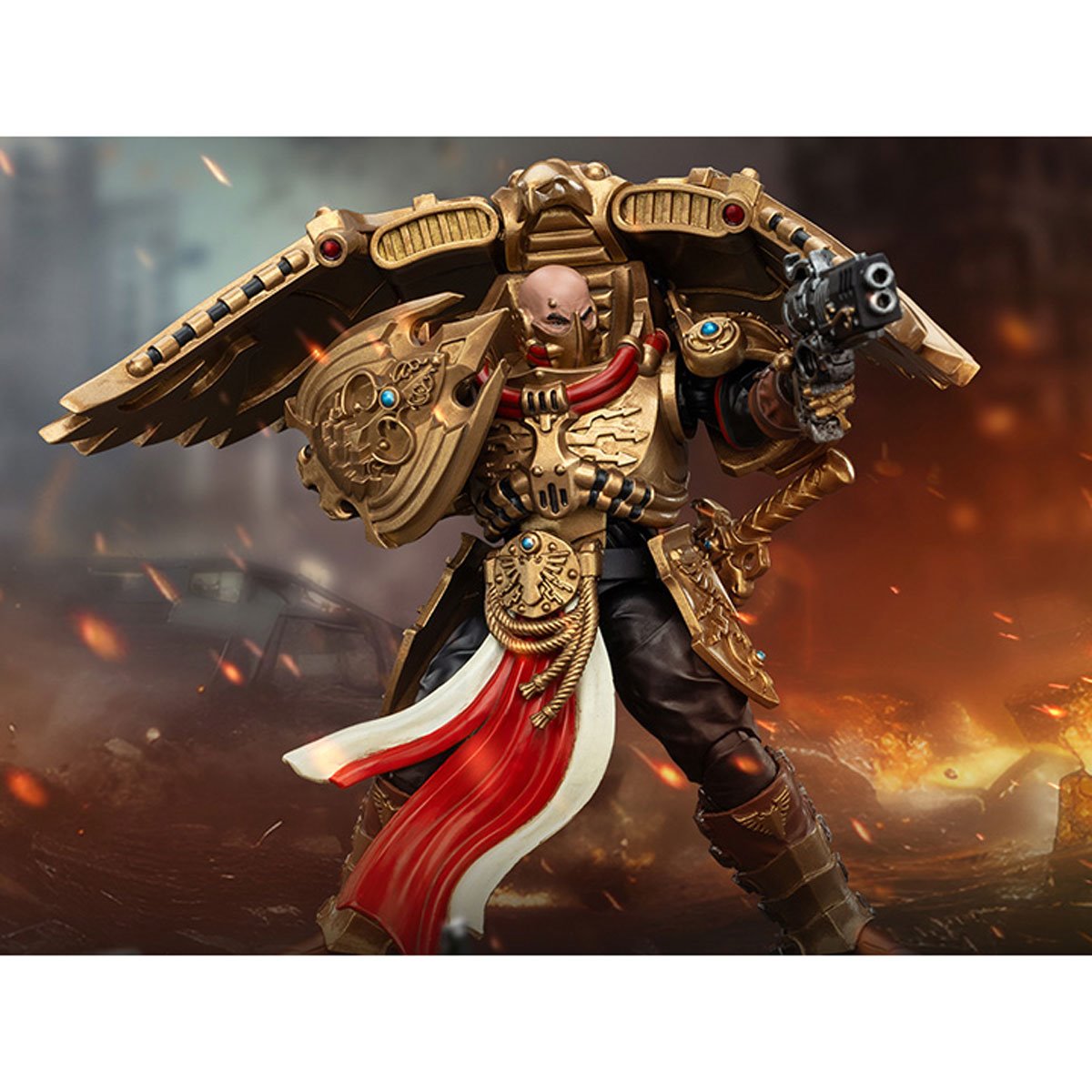 Joy Toy Warhammer The Horus Heresy Custodes Venatari Kinetic Destroyer 2 1:18 Scale Action Figure