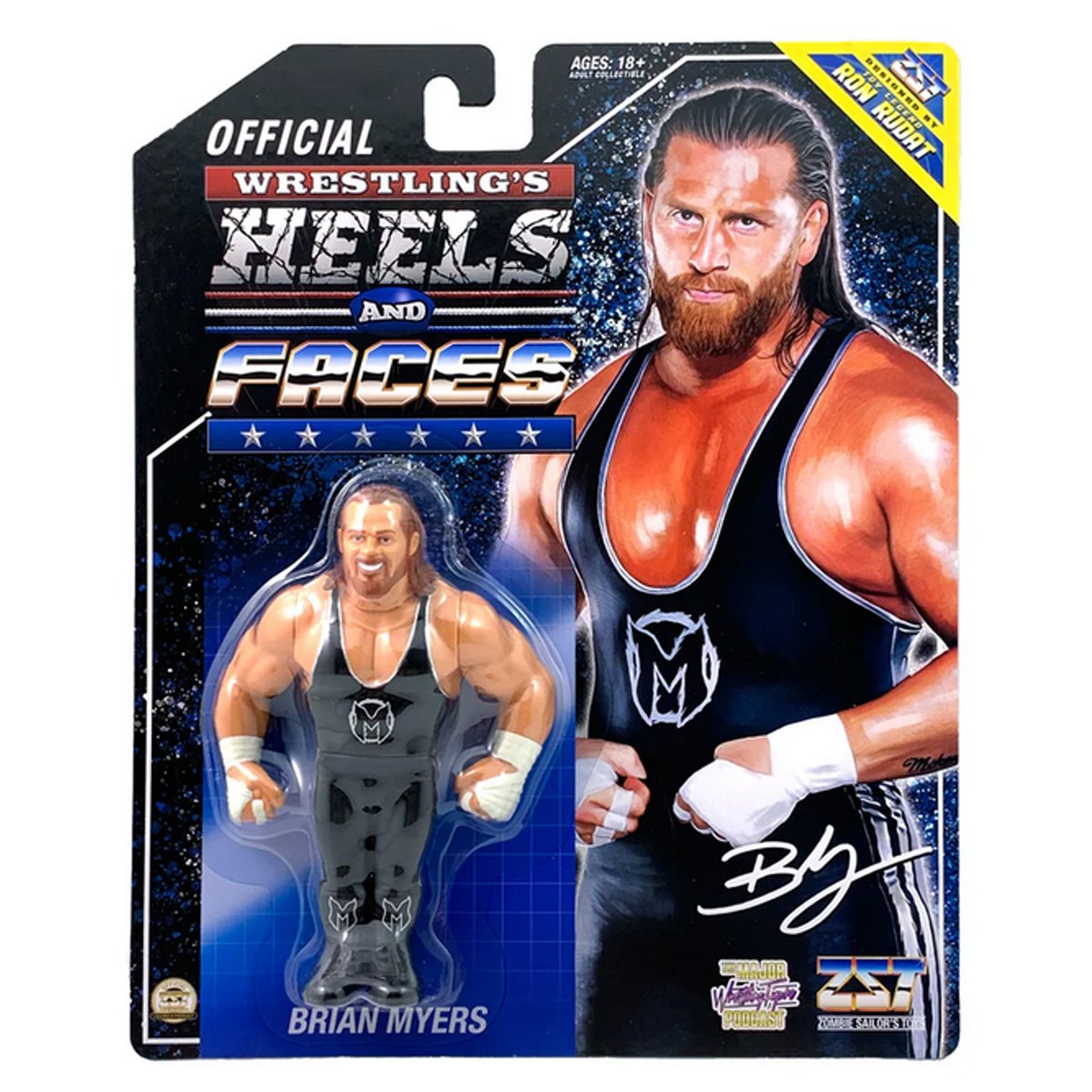 Wrestling's Heels and Faces Brian Myers 4 1/2-Inch Scale Action Figure
