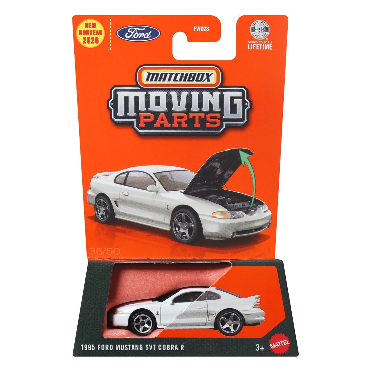 Matchbox Moving Parts 2026 Mix 6 Vehicles Case of 8