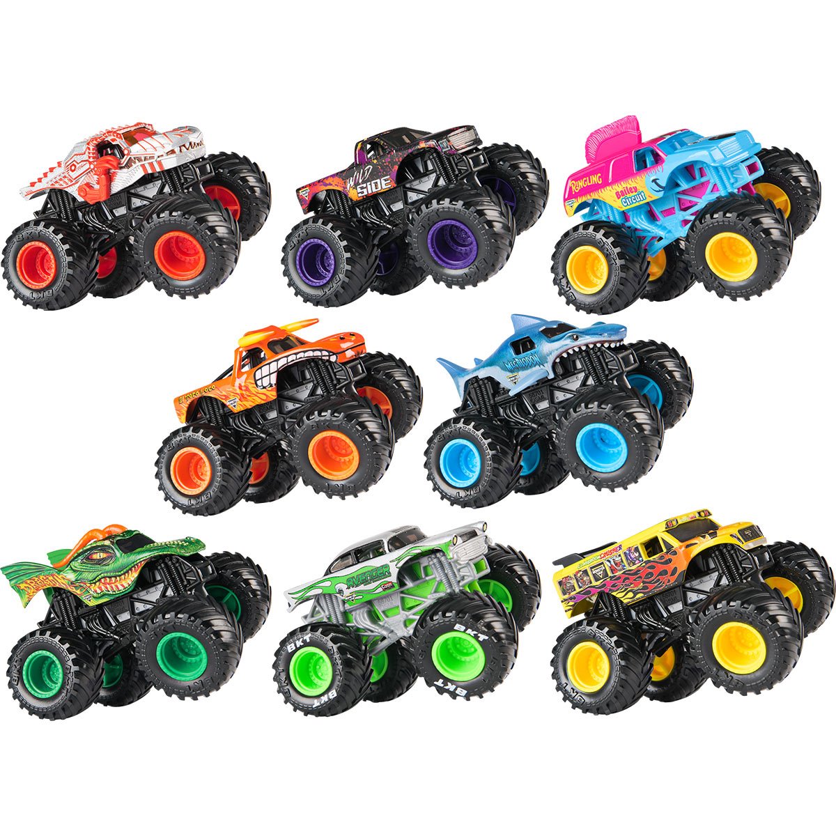 Monster Jam Monster Truck Single Pack Mix 44 1:64 Scale Vehicle Case of 12