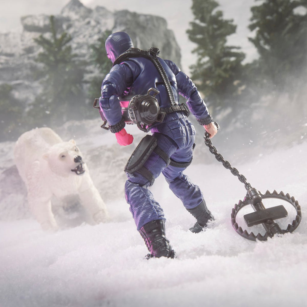 G.I. Joe Classified Series Snake Eyes 6-Inch Action Figure with Polar Bear