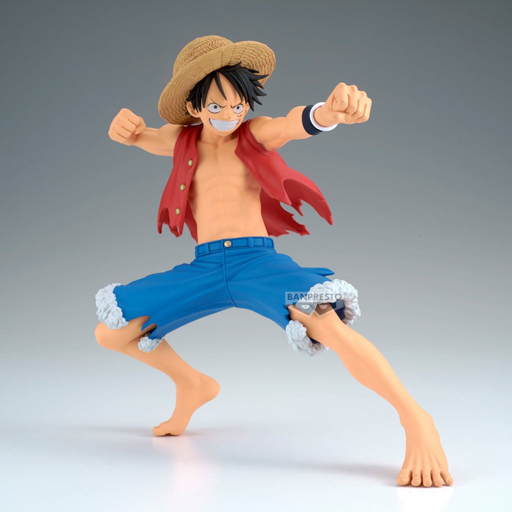 One Piece Monkey D. Luffy Cross Posing Statue