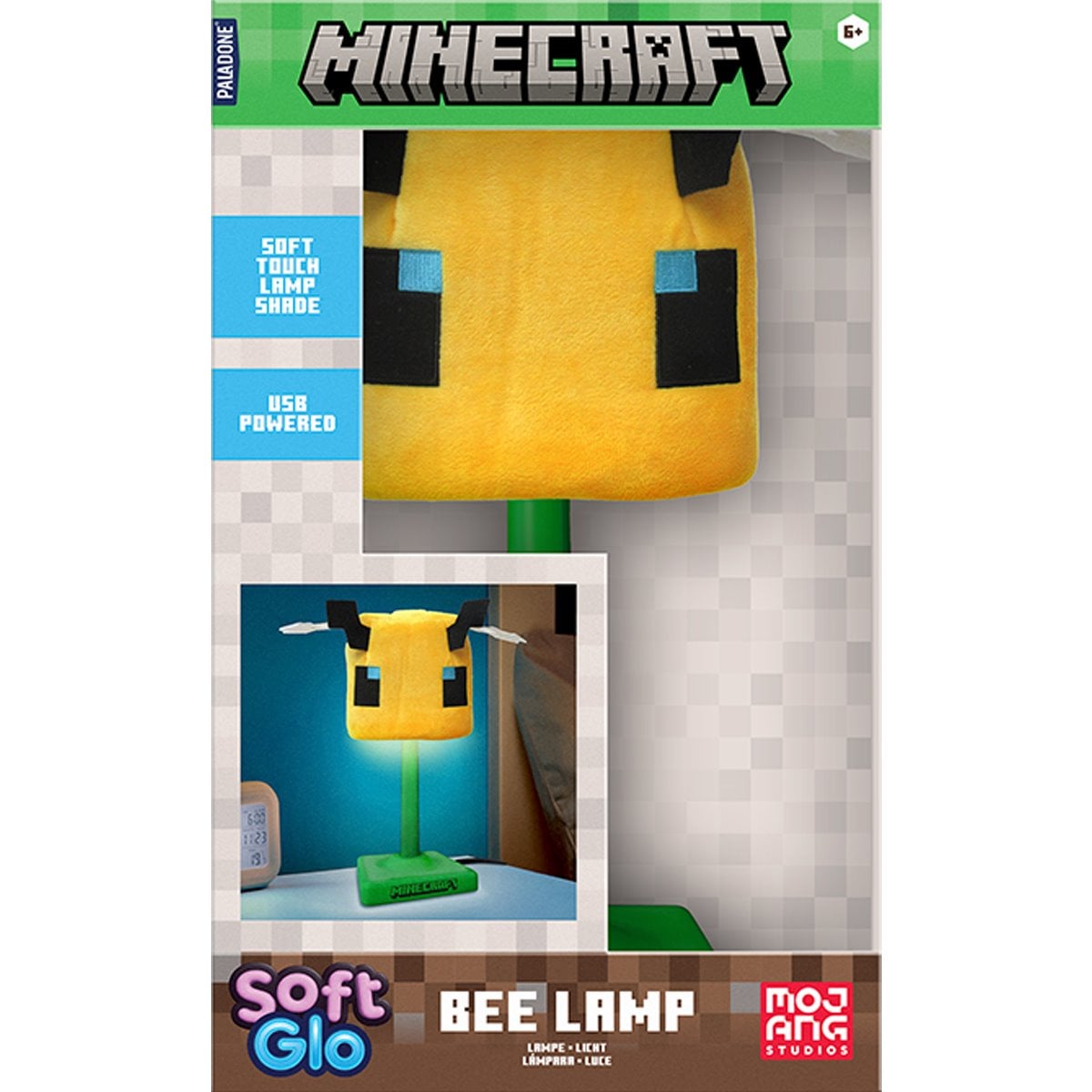 Minecraft Bee SoftGlo Lamp Window Box