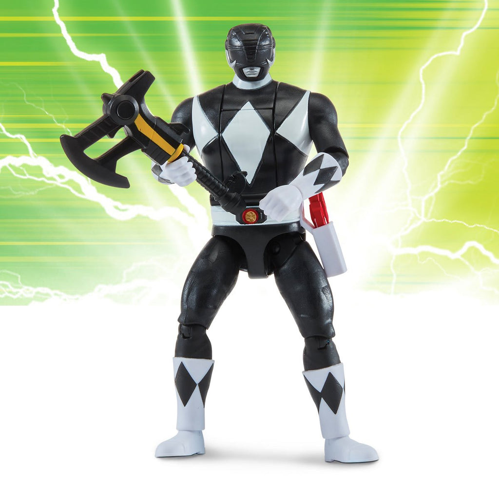Mighty Morphin Power Rangers: Re-Ignition Auto Morphin Black Ranger Action Figure