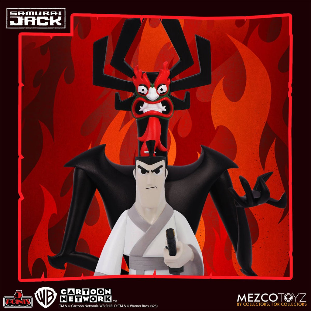 Samurai Jack 5 Points Action Figure Deluxe Set of 3