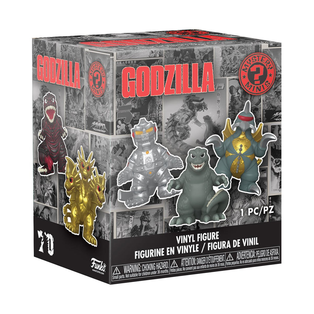 Godzilla 70th Anniversary Mystery Minis Mini-Figure Display Case of 12