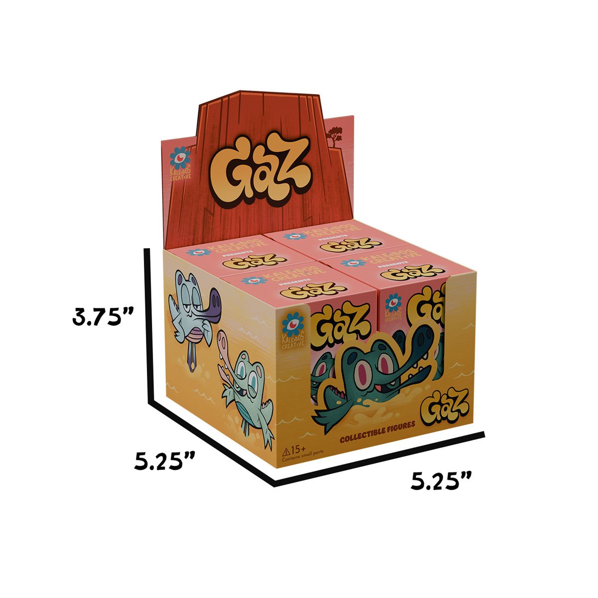 Gaz Blind-Box Mini-Figure Case of 4